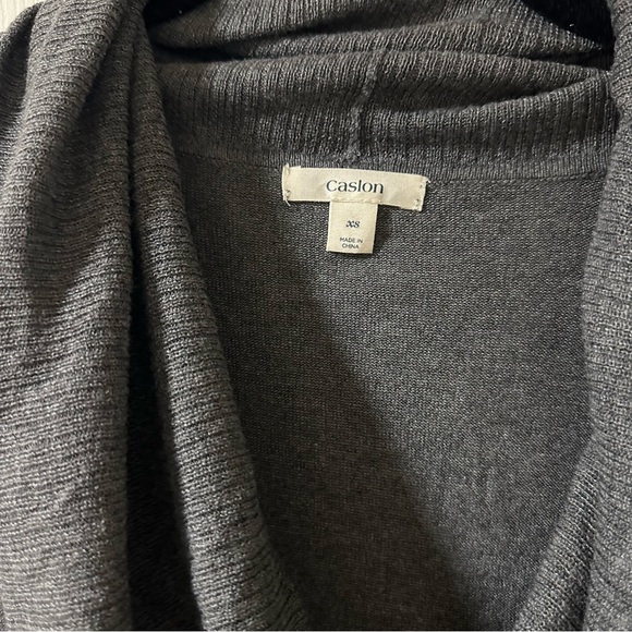 Caslon Fine Knit Cowl Neck Gray Sweater - Picture 2 of 5